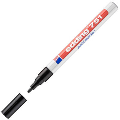 MARQUEUR PEINTURE EDDING 751 NOIR