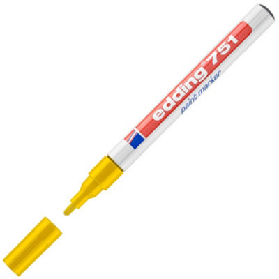 MARQUEUR PEINTURE EDDING 751 JAUNE