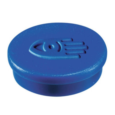 PACK DE 10 AIMANTS RONDS 20 MM BLEU