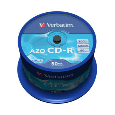 VERBATIM CD-R 52X 700MB SPINDLE 50