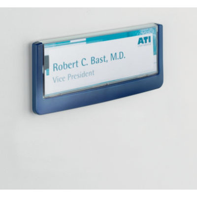 PLAQUE PORTE CLICK SIGN 149X52,5 BLEU