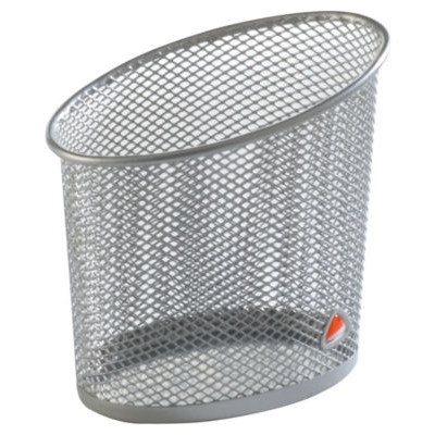 POT CRAYONS MESHCUP GRIS