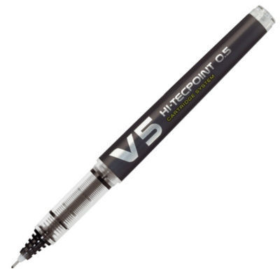 STYLO ROLLER BEGREEN HI-TEC V5 NOIR