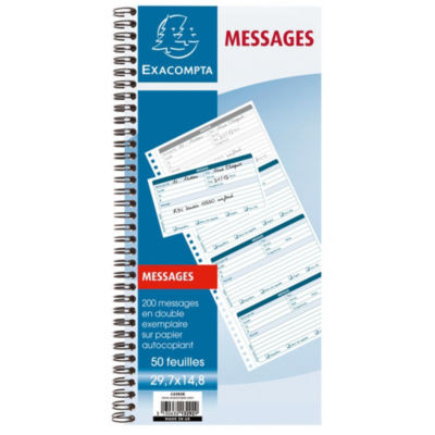 CARNETS 200 MESSAGES 29,7X14,8
