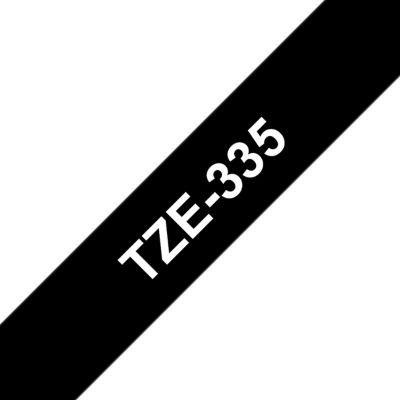 RUBAN 8MX12MM NOIR/TEXTE BLANC BROTHER