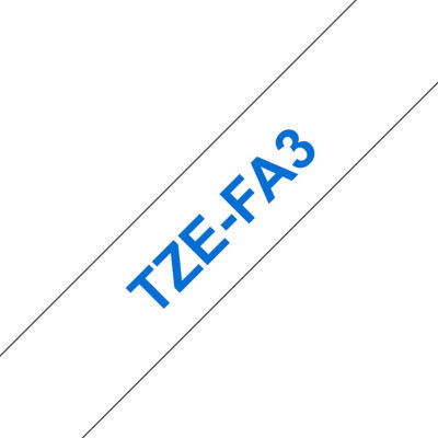 RUBAN 3MX12MM BLANC/TEXTE BLEU BROTHER