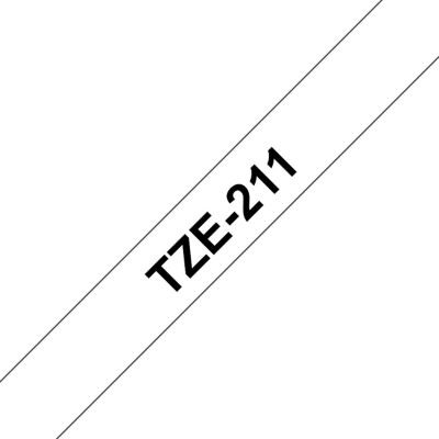 RUBAN 8MX6MM BLANC/TEXTE NOIR BROTHER