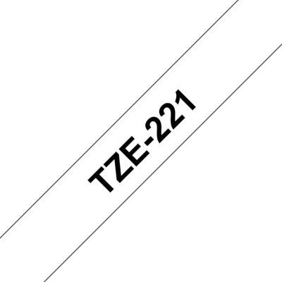 RUBAN 8MX9MM BLANC/TEXTE NOIR BROTHER