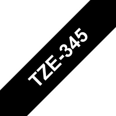 RUBAN 8MX18MM NOIR/TEXTE BLANC BROTHER
