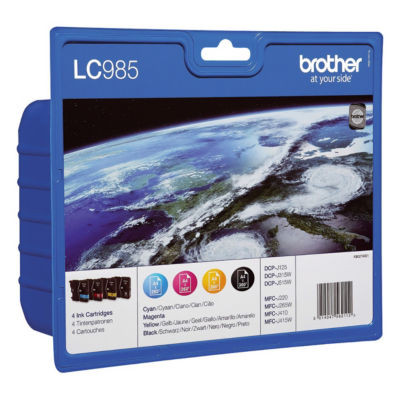 PACK 4 CART JE BROTHER LC985VALBP