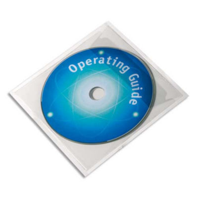 BOITE DE 10 POCHETTES ADHÉSIVES POUR CD