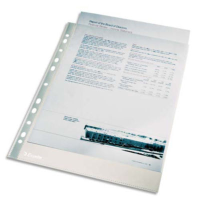 BTE 100 POCH PERF A4 PP 40M CRISTAL