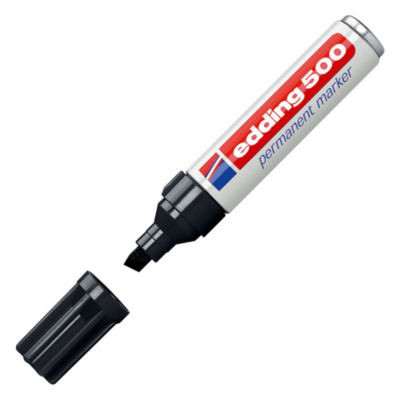 MARQUEUR E500 NOIR BISEAUTE 7MM