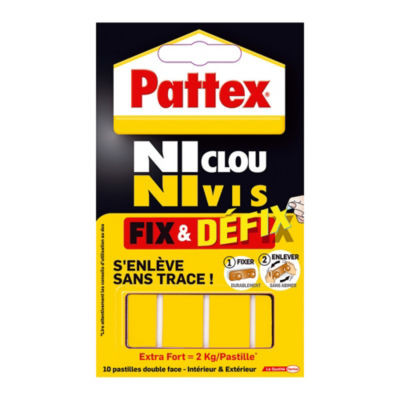 PQT 10 ADHESIF PATTEX FIX DEFIX