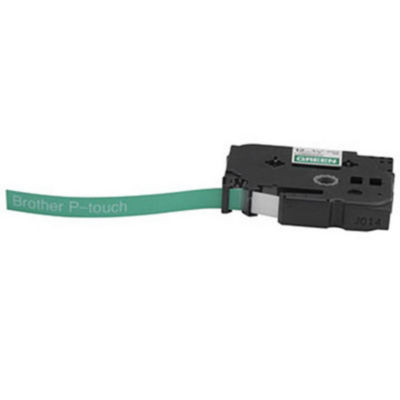 RUBAN 8MX12MM TRANSP/TEXTE NOIR BROTHER