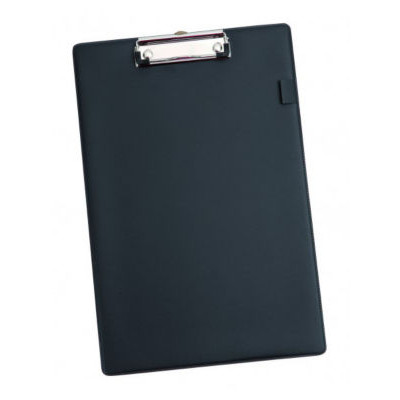 PLAQUE PORTE-BLOC PVC NOIR AVEC