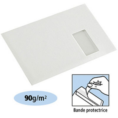 BTE 50 POCHETTES VELIN BLANC 229X324AF