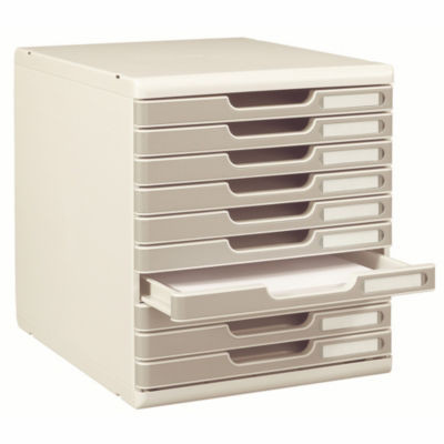 MODULO 10 TIROIRS GRIS