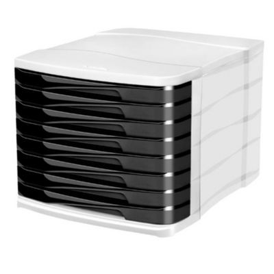MODULE A 8 TIROIRS ELLYPSE OWA NOIR
