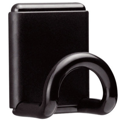PORTEMANTEAU 1 PATERE NOIRE MAGNETIQUE
