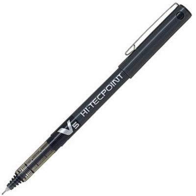STYLO ROLLER PILOT HI-TEC V5 NOIR