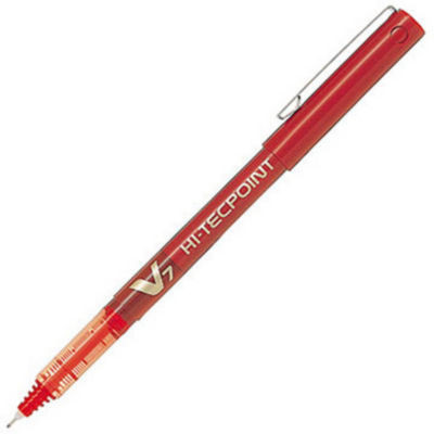 STYLO ROLLER PILOT HI-TEC V7 ROUGE