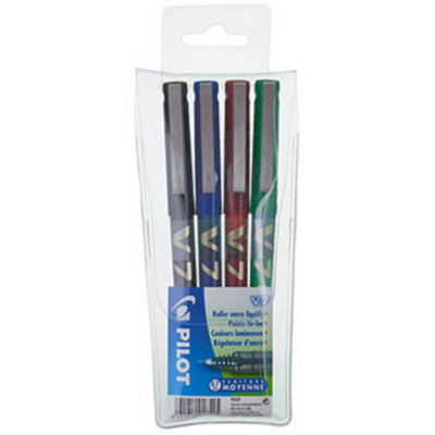 LOT 4 STYLOS ROLLERS PILOT HI-TEC V7