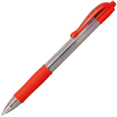 STYLO GEL PILOT G2 05 ROUGE