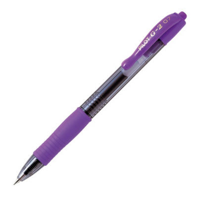 STYLO GEL PILOT G2 07 VIOLET