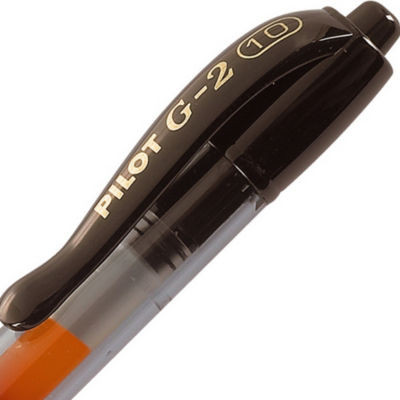 STYLO GEL PILOT G2 1MM NOIR