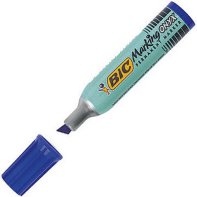 MARQUEUR PERMANENT BIC ONYX 1481 BLEU