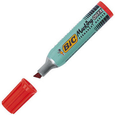 MARQUEUR PERMANENT BIC ONYX 1481 ROUGE