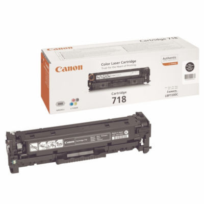 CARTOUCHE LASER CANON 718 NOIR