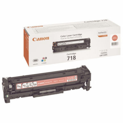 CARTOUCHE LASER CANON 718 MAGENTA