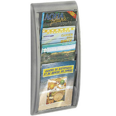 PRESENTOIR MURAL MODUL A4 4C ALU