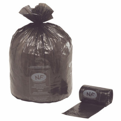 CARTON 500 SACS NOIR NF TYPE 50 16µ