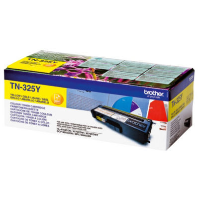 TONER LASER BROTHER TN 325 JAUNE
