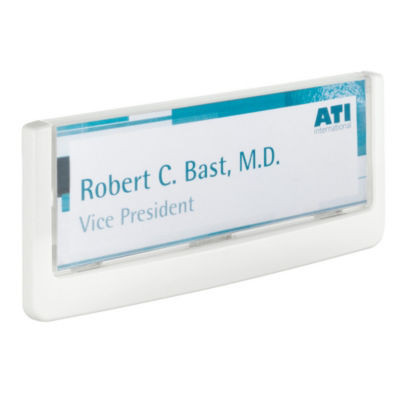 PLAQUE PORTE CLICK SIGN 149X52,5 BLANC