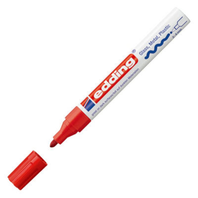 MARQUEUR PEINTURE EDDING 750 ROUGE