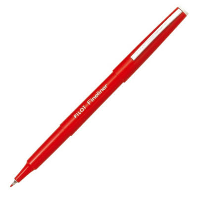 STYLO FEUTRE PILOT FINELINER ROUGE