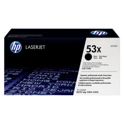 CARTOUCHE LASER HP Q7553X NOIR N°53X