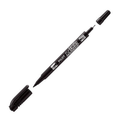 MARQUEUR PERMANENT PILOT TWIN NOIR
