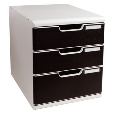MODULO 3 TIROIRS NOIR
