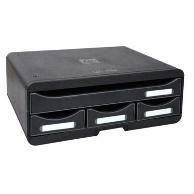 MODULE TOOLBOX MINI 4 TIROIRS NOIR
