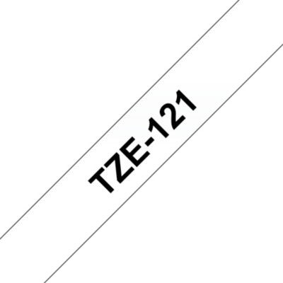 RUBAN 8MX9MM TRANSP./TEXTE NOIR BROTHER