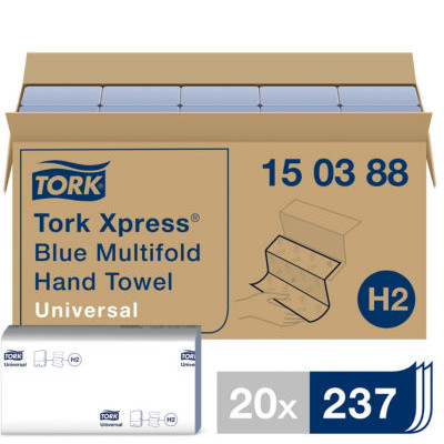 LOT 20 PQTS EM TORK H2 BLEUS