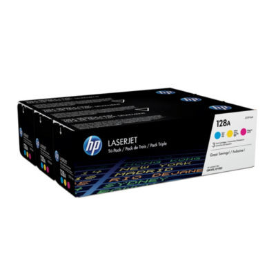 HP TONER 128A PACK COULEUR 1300 PAGES