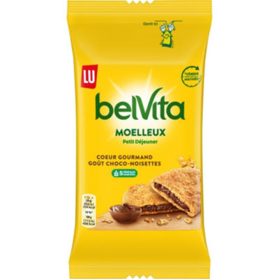 LOT 14 PAQUETS LU BELVITA MOELLEUX 50G