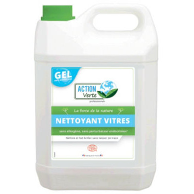GEL NETTOYANT VITRES ACTION VERTE 5 L
