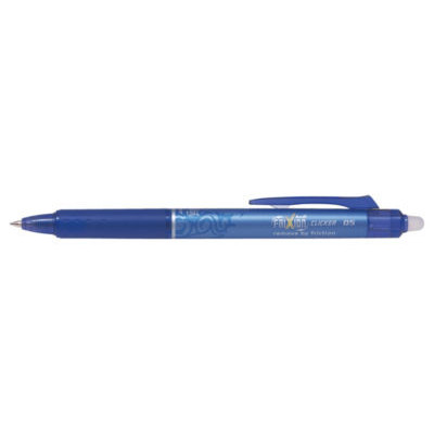 STYLO GEL PILOT FRIXION CLICKER 05 BLEU